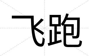 飞跑