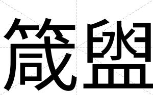 箴盥