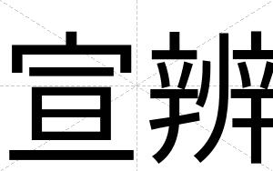 宣辨