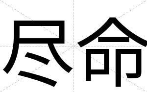 尽命