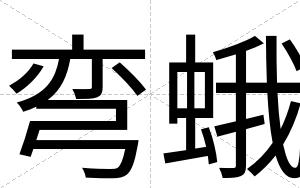 弯蛾