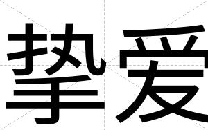 挚爱