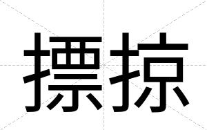 摽掠