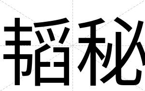 韬秘