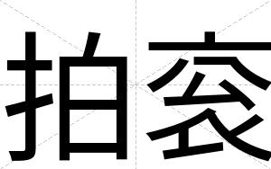 拍衮