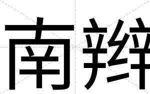 南辫