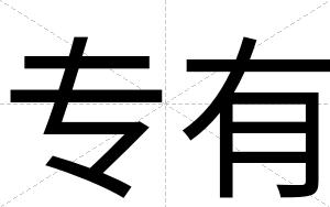 专有