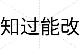 知过能改