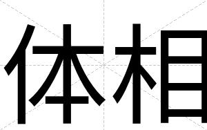 体相
