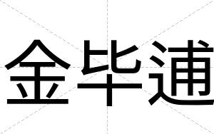 金毕逋