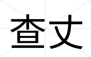 查丈
