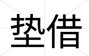 垫借