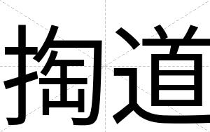 掏道