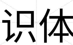 识体