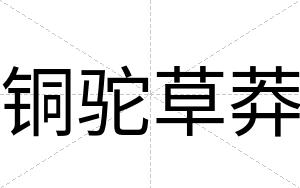 铜驼草莽