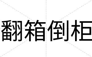 翻箱倒柜