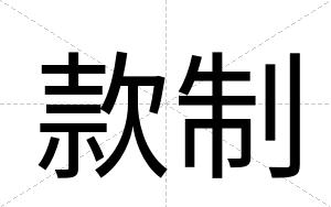 款制