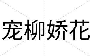 宠柳娇花