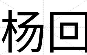 杨回