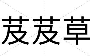 芨芨草