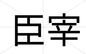 臣宰