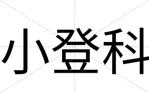 小登科