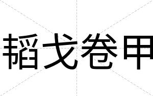 韬戈卷甲