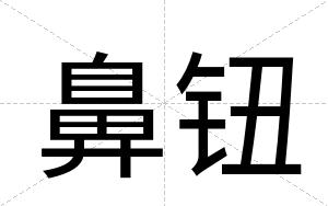 鼻钮