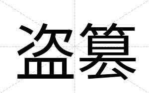 盗篡