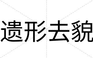 遗形去貌