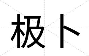 极卜