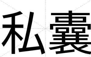 私囊