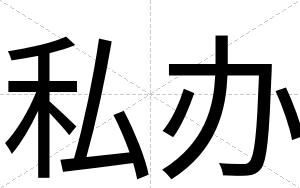 私办