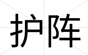 护阵