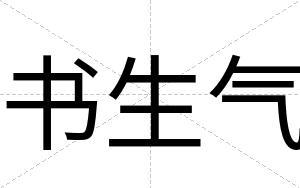 书生气