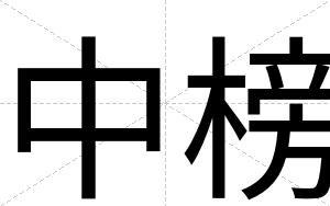 中榜