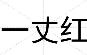 一丈红
