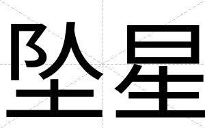 坠星