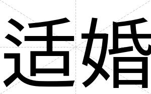 适婚