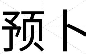 预卜