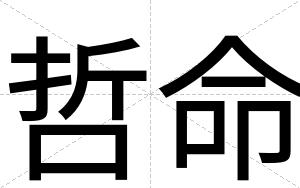 哲命
