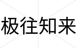 极往知来