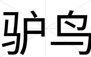 驴鸟
