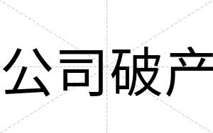 公司破产