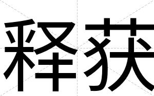 释获
