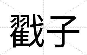 戳子