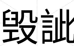 毁訿