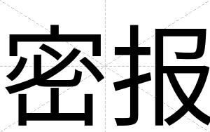 密报