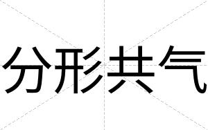 分形共气