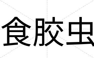 食胶虫